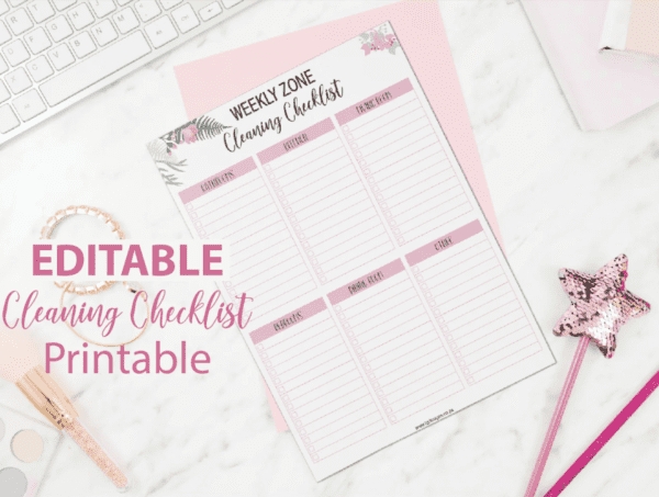 Editable Cleaning Checklist Printable - Image 4