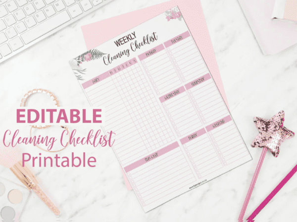 Editable Cleaning Checklist Printable - Image 3