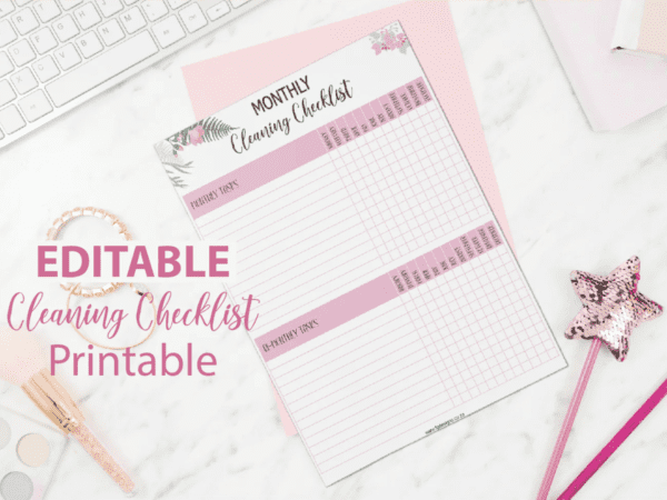 Editable Cleaning Checklist Printable - Image 2