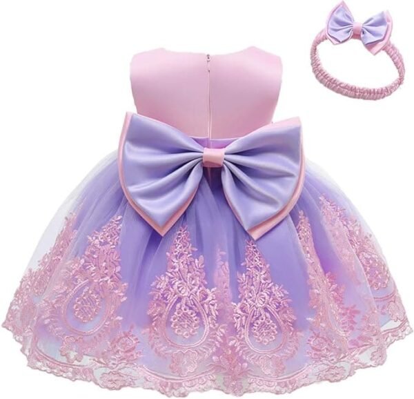 Girls Bowknot Formal Dresses