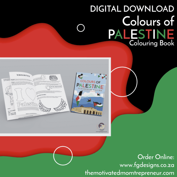 Digital Download Colours of Palestine Colouring Book