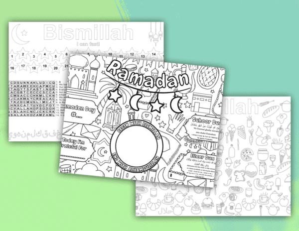 Ramadaan Activity Placemats Printable